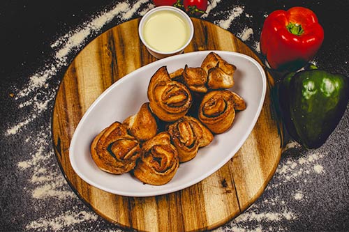 Produktbild Gefüllte Pizzabrötchen Zimtflocken